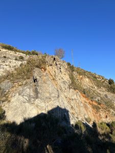 Normal fault within limestone rocks - southern Apennines